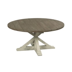View Trestle Round Cocktail Table
