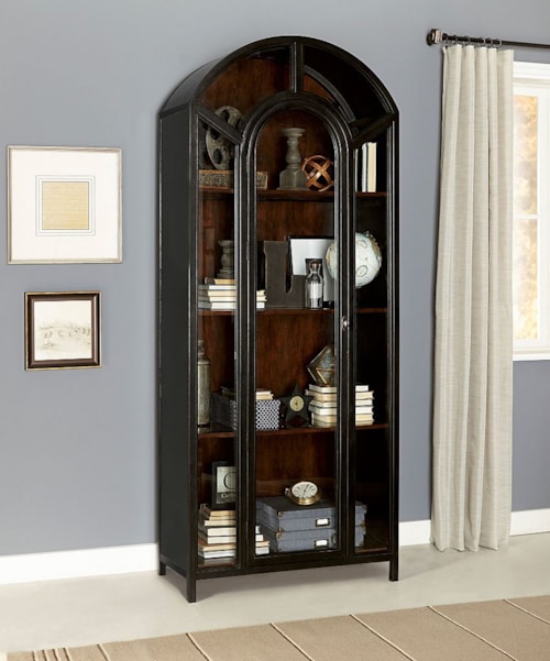 Vintage Apothecary Cabinet with Beveled Glass Door