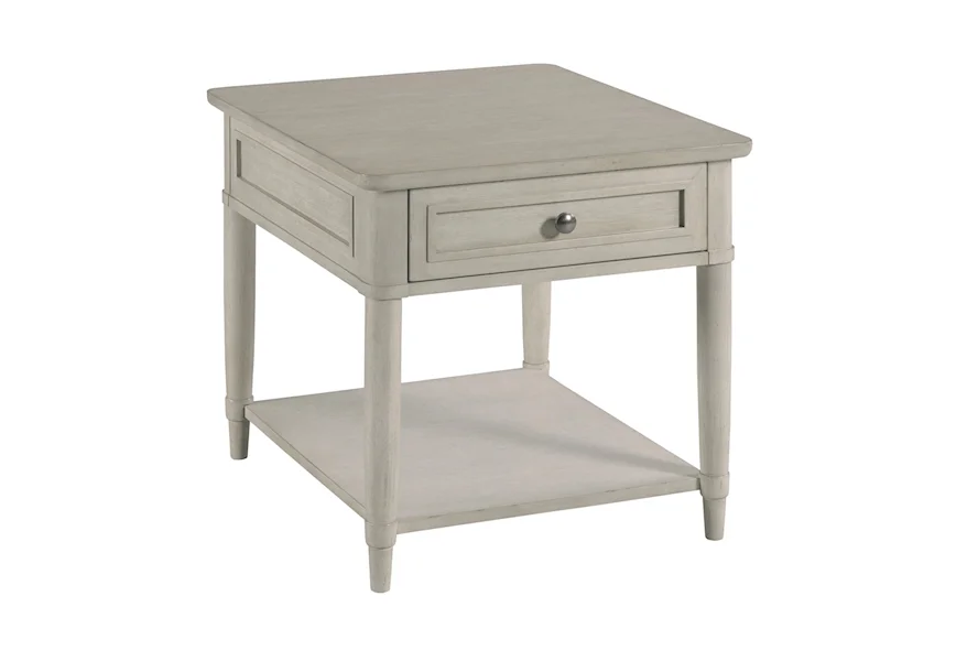 Domaine Rectangular End Table by Hammary at Darvin Furniture