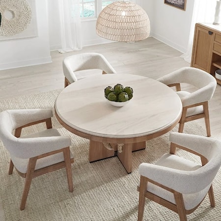 ESCAPE DINING 54" ROUND TABLE