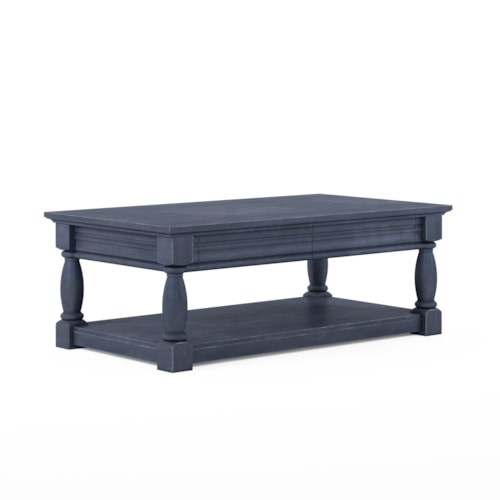 Transitional Rectangular Cocktail Table