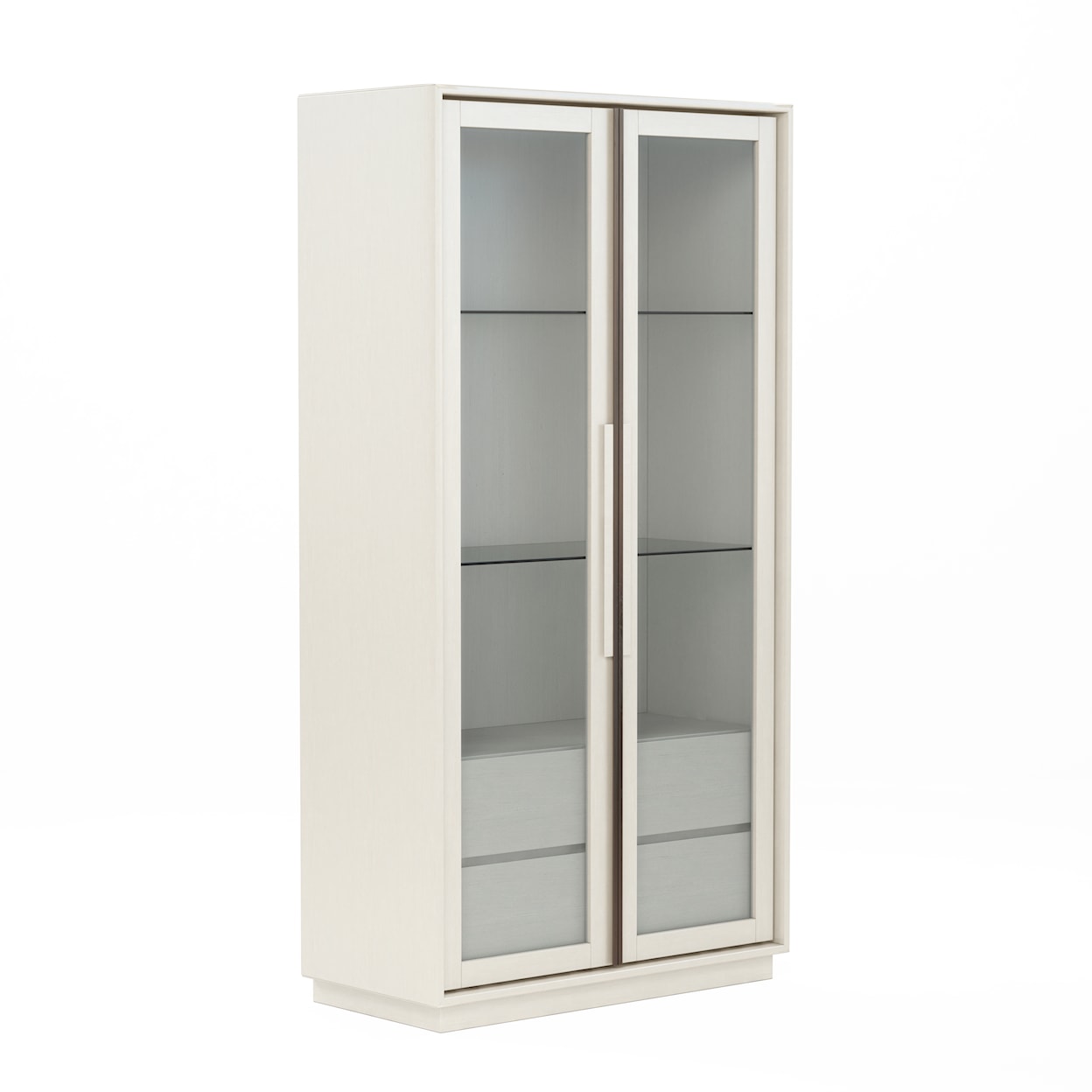 A.R.T. Furniture Inc Blanc Display Cabinet with 2-Drawers