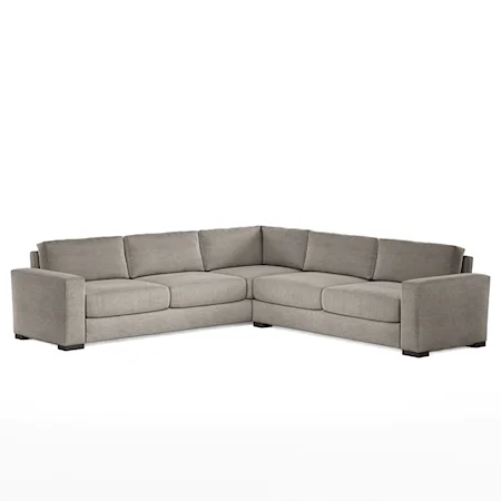 2-Piece Sectional, H-Dove