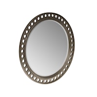 Transitional Round Accent Mirror