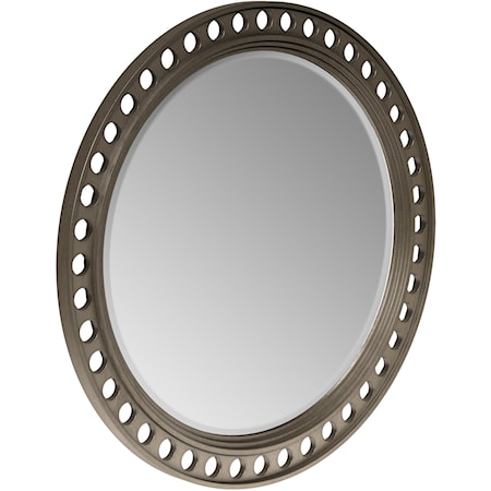 Transitional Round Accent Mirror