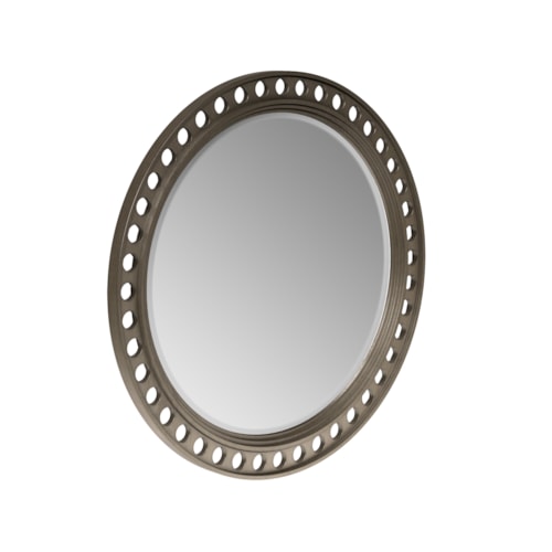 Transitional Round Accent Mirror