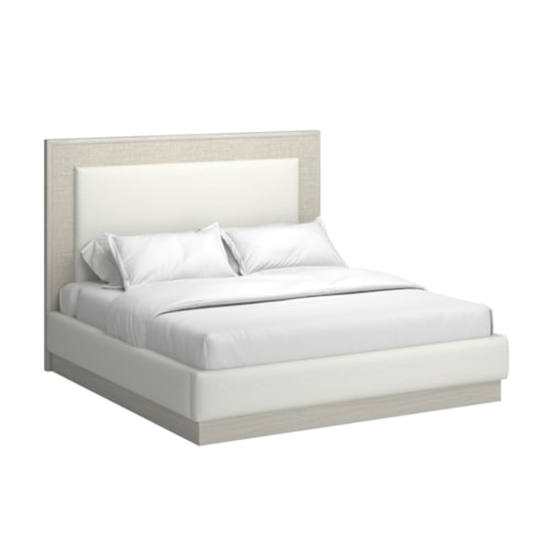 Queen Upholstered Panel Bed