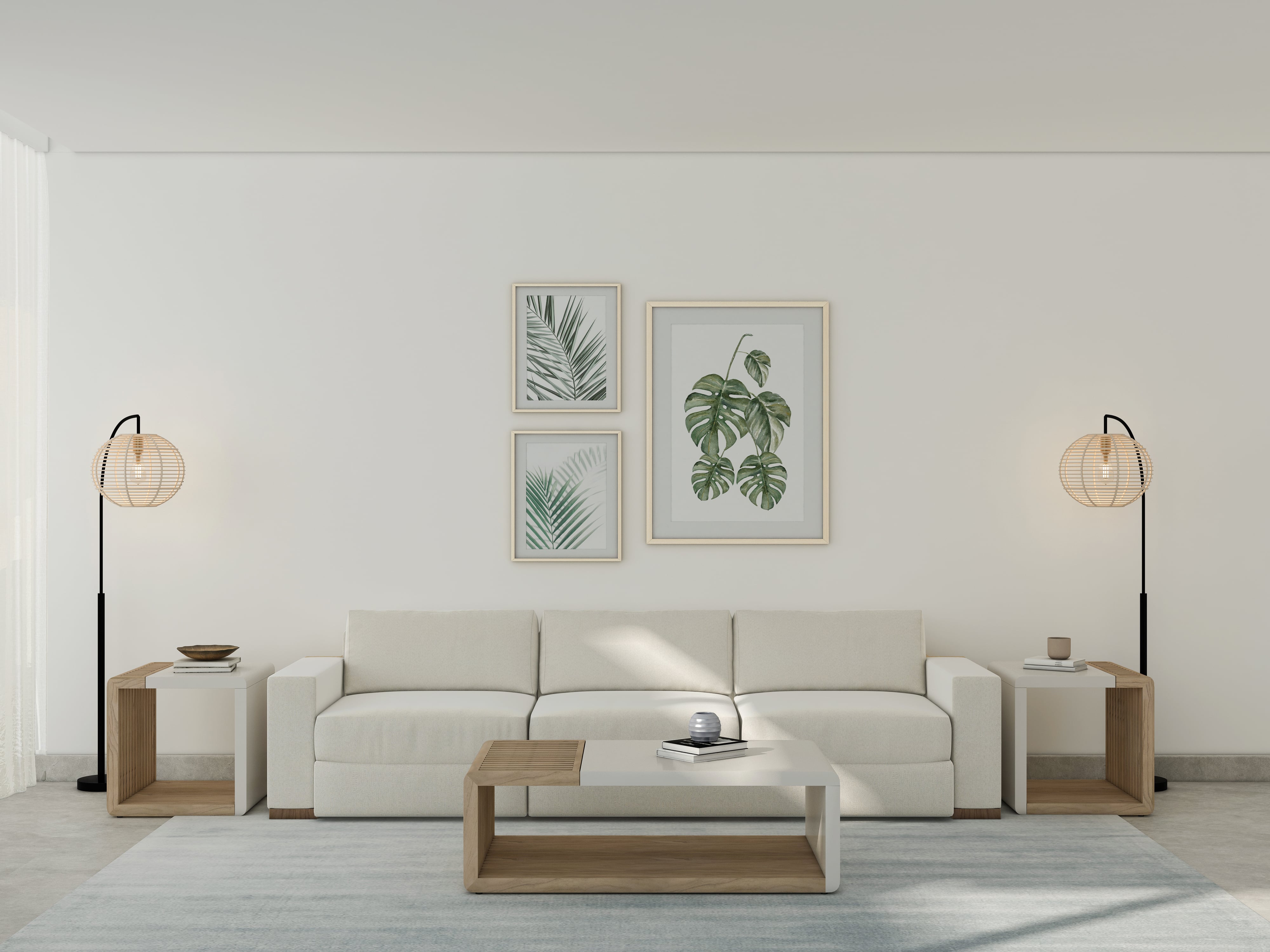 Rectangular Two-Tone Cocktail Table