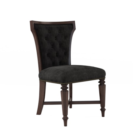 Upholstered Back Side Chair