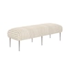 A.R.T. Furniture Inc Blanc Bench with Metal Legs