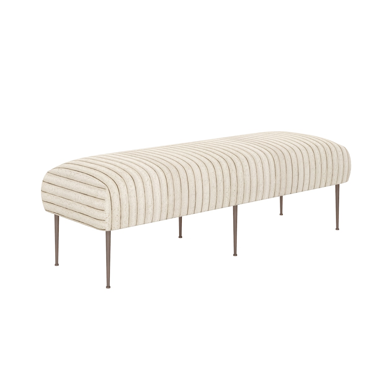 A.R.T. Furniture Inc Blanc Bench with Metal Legs