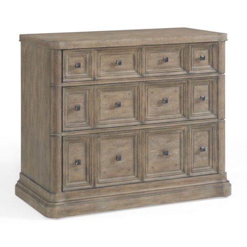 Transitional 3-Drawer Bachelors Chest with Cedar Lined Drawer