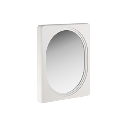 White Resin Mirror