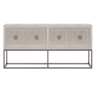 Transitional 4-Door Media Console