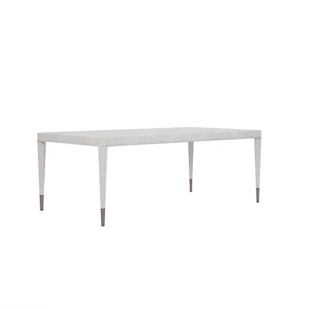 Transitional Rectangular Dining Table With 24" Leaf