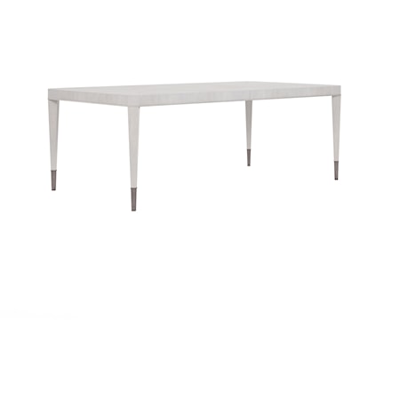 Transitional Rectangular Dining Table With 24" Leaf