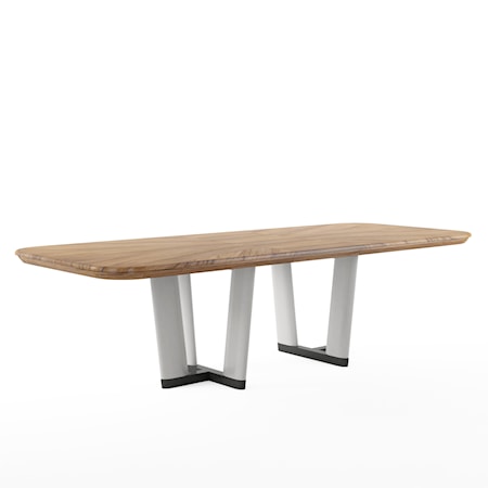 Rectangular Dining Table with Wood Top