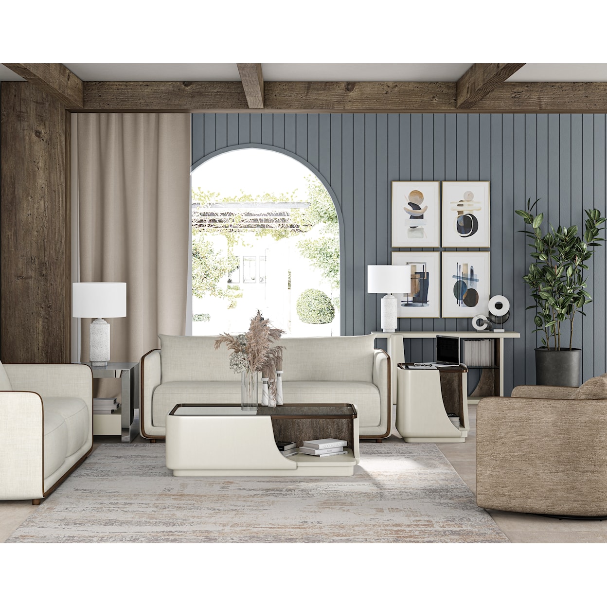 A.R.T. Furniture Inc Sagrada Uph Lounge Chair, C-Ivory
