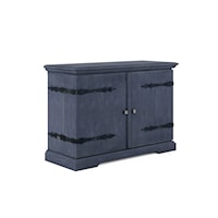 Transitional 2-Door Bar Cabinet