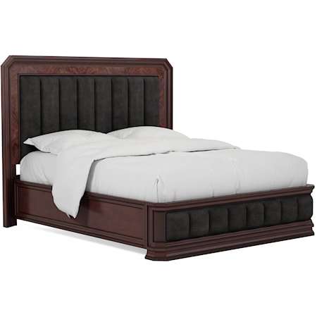 Traditional California King Upholstered Bed