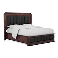Traditional California King Upholstered Bed