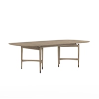 Contemporary Rectangular Dining Table With leaves