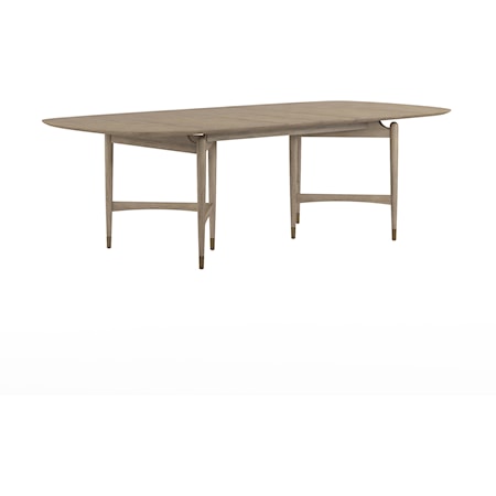 Contemporary Rectangular Dining Table With leaves