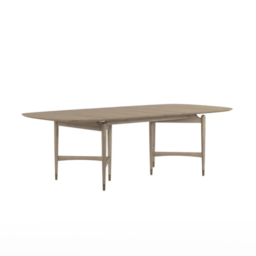 Contemporary Rectangular Dining Table With leaves