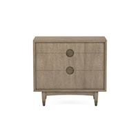 Contemporary 3-Drawer Bedside Chest