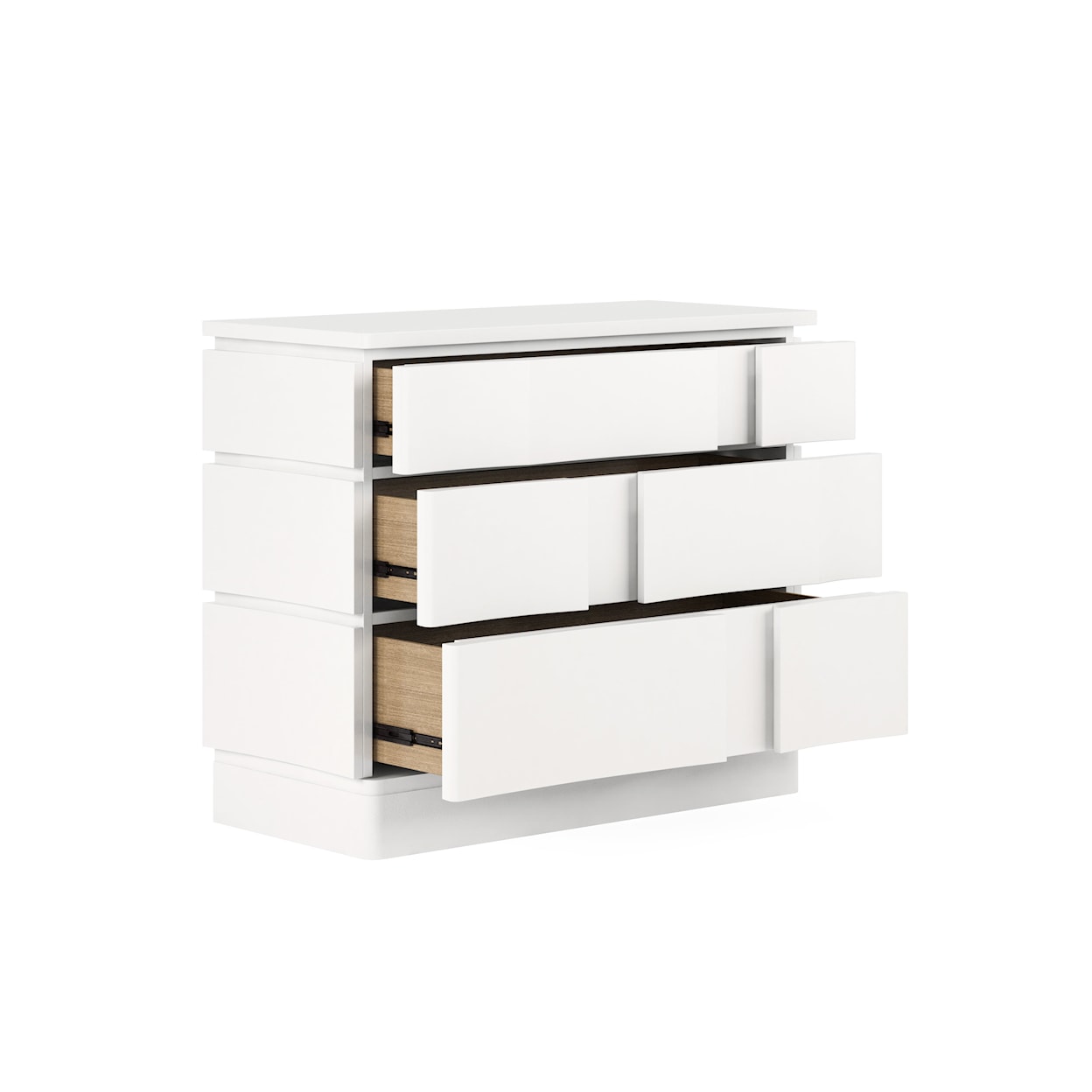 A.R.T. Furniture Inc Portico White Plaster 3-Drawer Bedroom Accent Chest