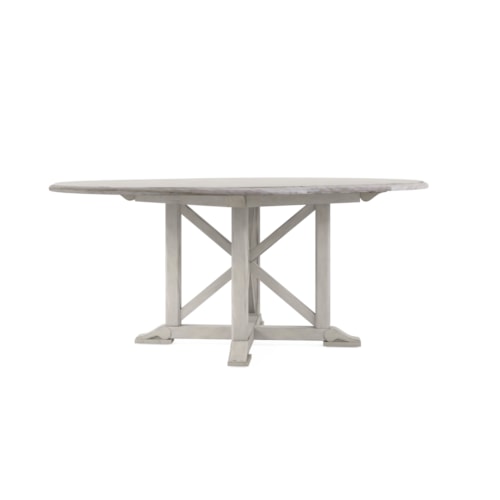 Transitional Round Dining Table