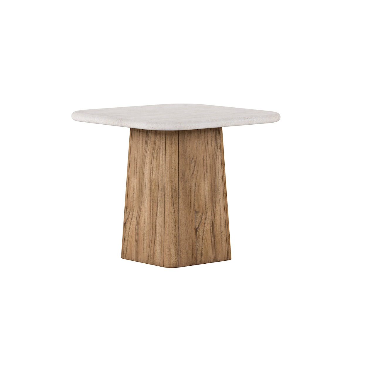 A.R.T. Furniture Inc Portico Two-Tone Accent Table with Travertine Top