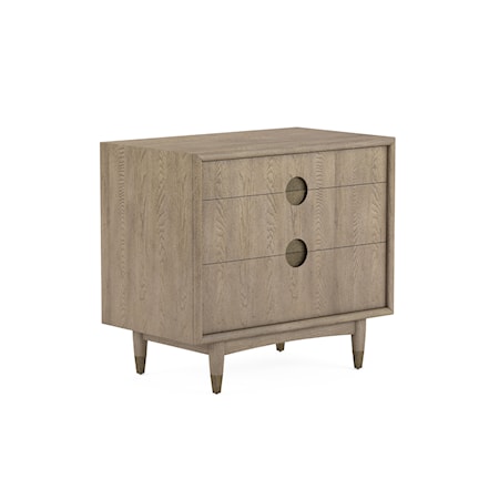 3-Drawer Bedside Chest