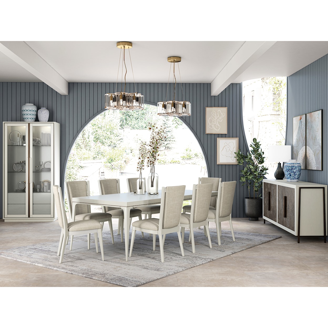 A.R.T. Furniture Inc Blanc Credenza 4 Door