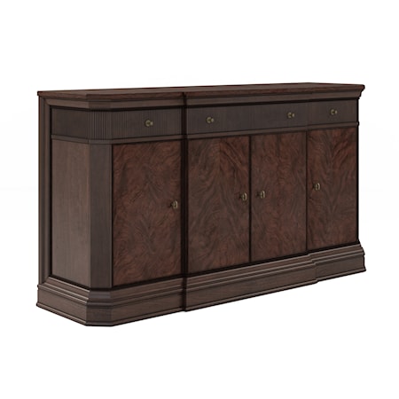 Traditional 3-Drawer Buffet