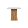 A.R.T. Furniture Inc Portico Two-Tone Accent Table with Travertine Top