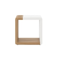 Contemporary Two-Tone End Table