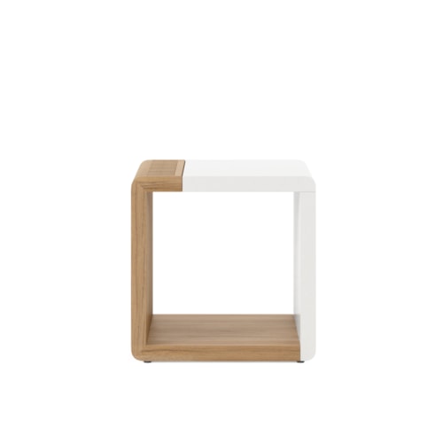 Contemporary Two-Tone End Table
