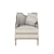 Klien Furniture 161 - Intrigue Transitional Accent Chair with Throw Pillow