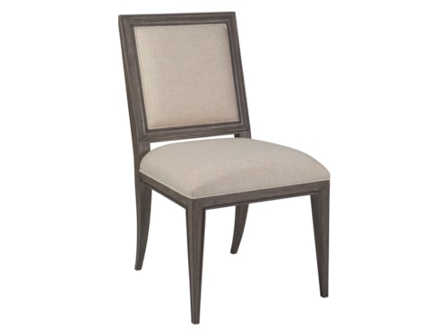 Transitional Customizable Upholstered Side Chair
