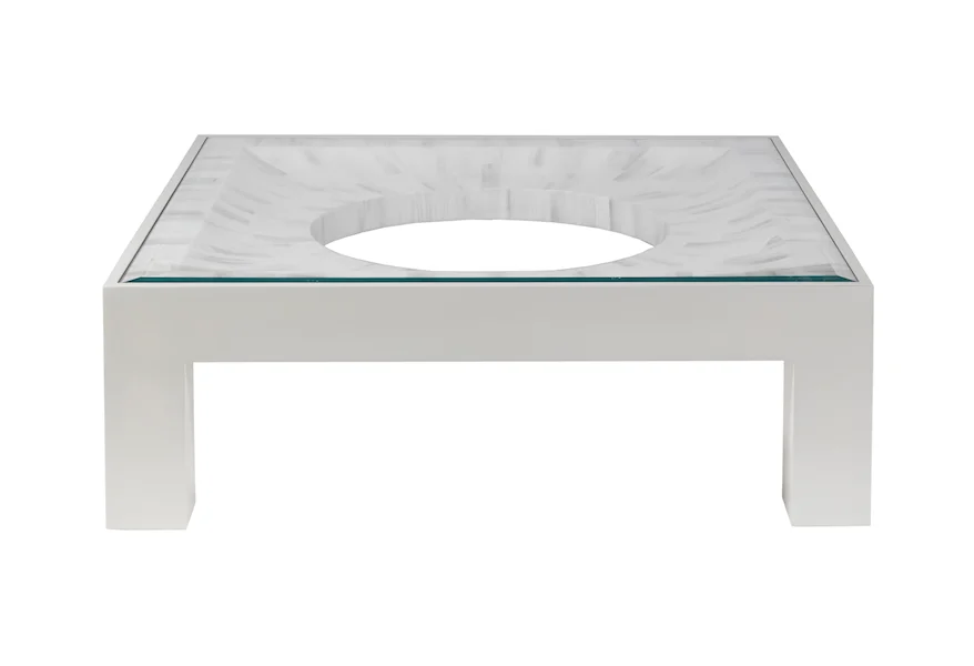 Elation Square Cocktail Table by Artistica at Alison Craig Home Furnishings