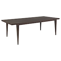 Transitional Rectangular Dining Table with Table Leaves