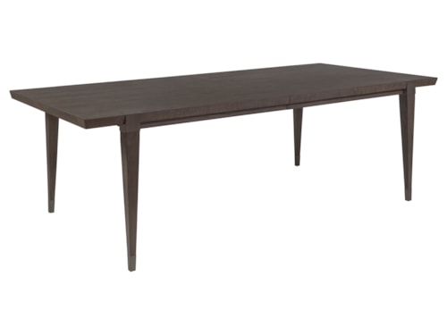 Transitional Rectangular Dining Table with Table Leaves