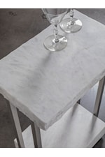 Artistica Kenzo Contemporary Stone Drink Table