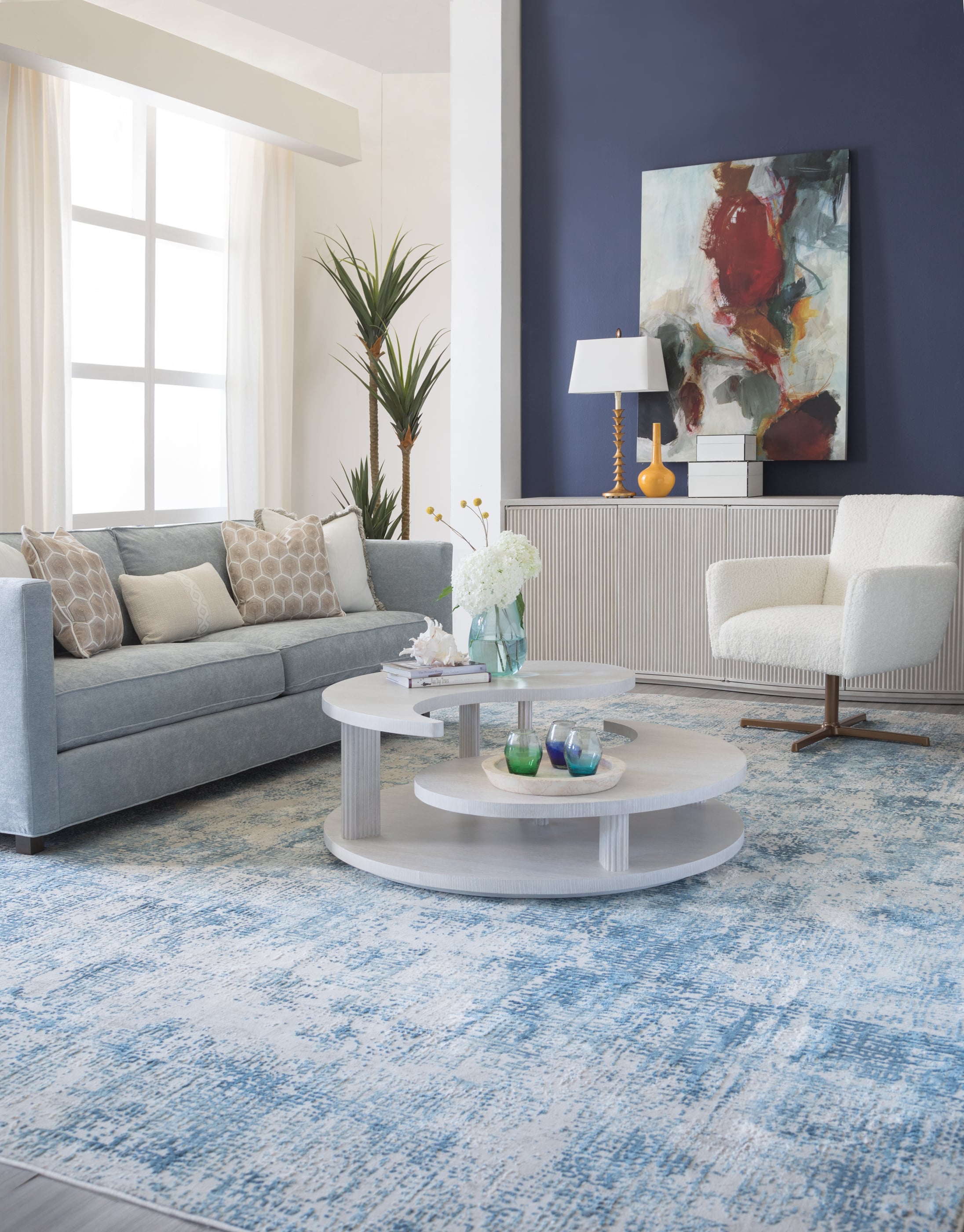 Artistica Yinyang Round Cocktail Table