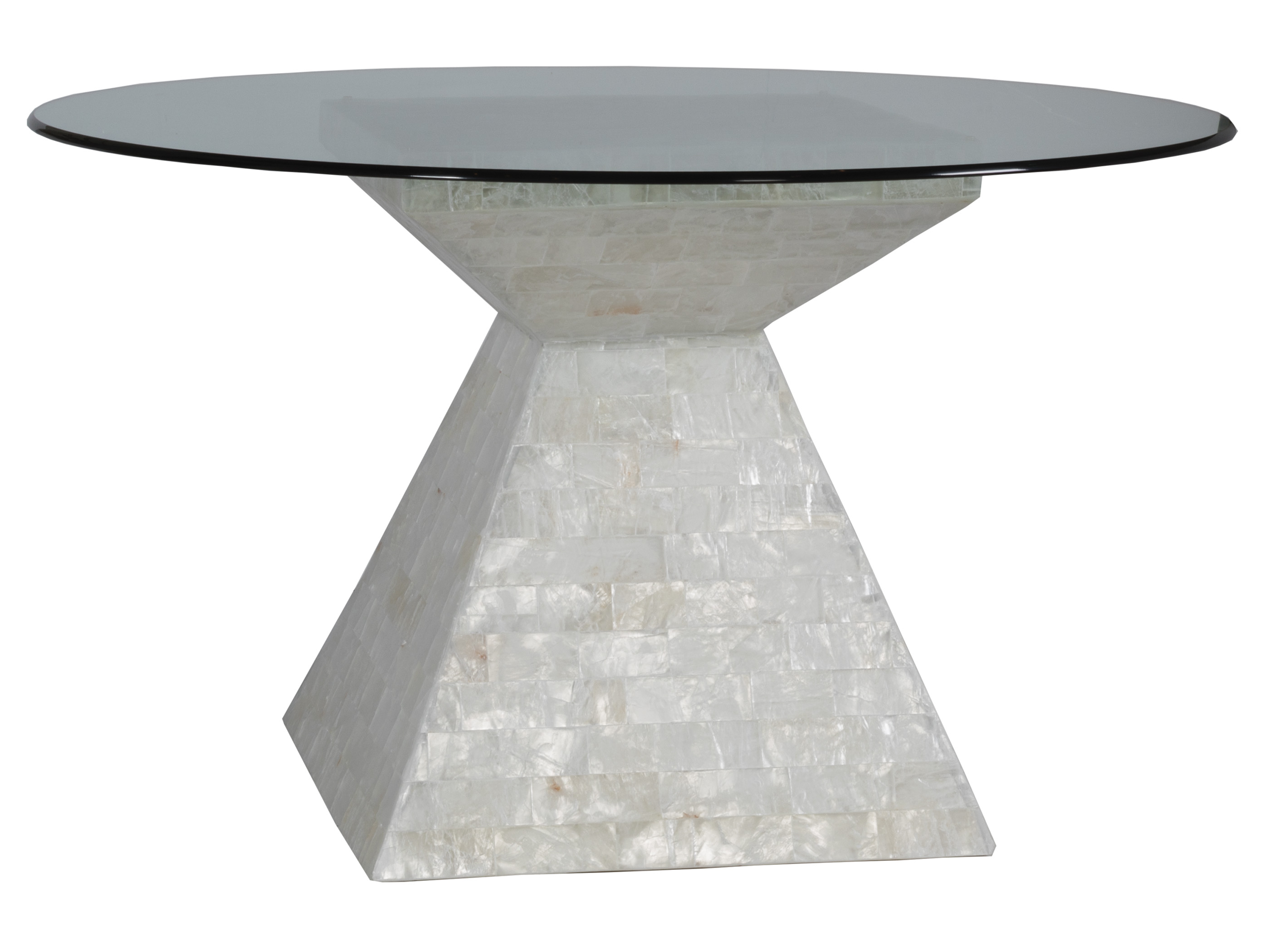 60 round glass top pedestal dining table