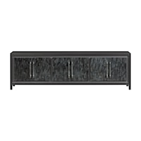 Transitional Charcoal 100 Inch TV Stand