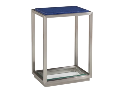 Contemporary Cobalt Blue Spot Table