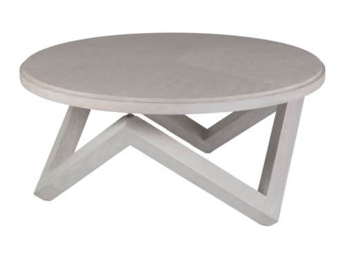 Contemporary Round Cocktail Table