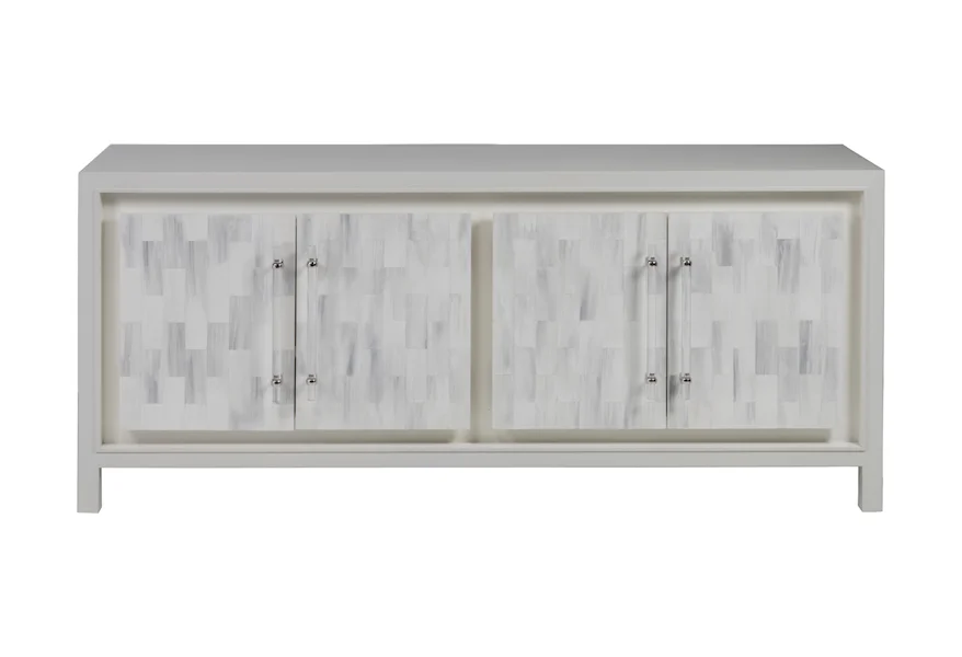 Elation Media Console by Artistica at Jacksonville Furniture Mart